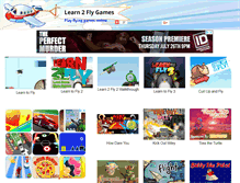 Tablet Screenshot of learn2flygame.com
